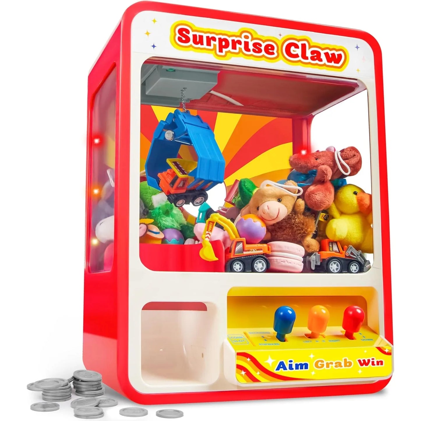Claw Machine Arcade Toy Dispenser for Kids