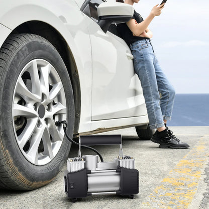 12V Portable Dual Cylinder Air Pump