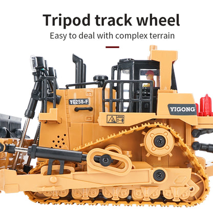 RC Heavy Bulldozer 1/24 Scale Dozer, 9 Channels 2.4G Radio Controlled
