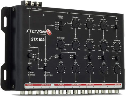 STX 104 PRO 5-Way Digital Car Audio Crossover with EQ