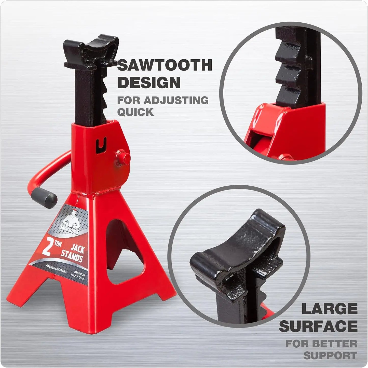 2 Ton Low Profile Car Jack Stands