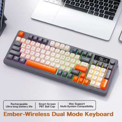 Bluetooth Keyboard Wireless Multi-Device Connection and gaming
