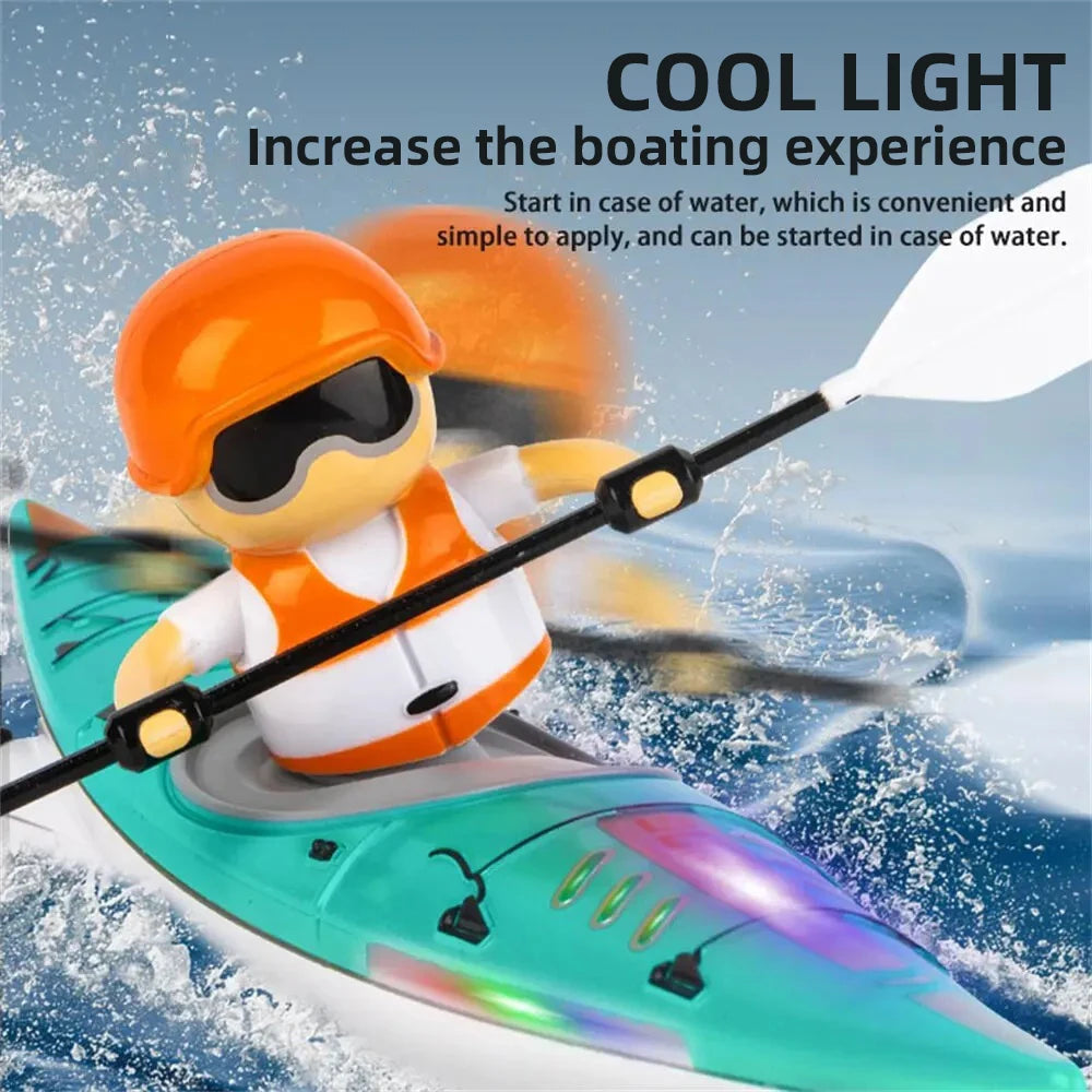 RC Kayak Rowing Boat Paddling Water Competition Outdoor Toy