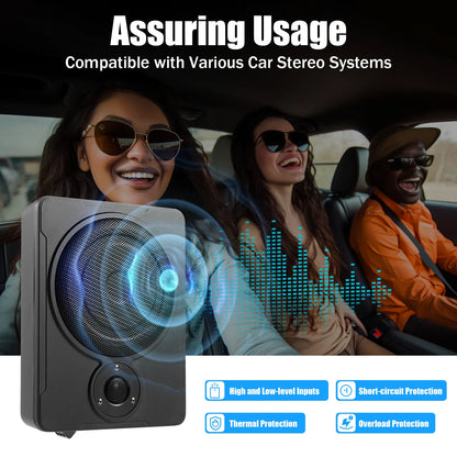 12V 8" Active Car Subwoofer