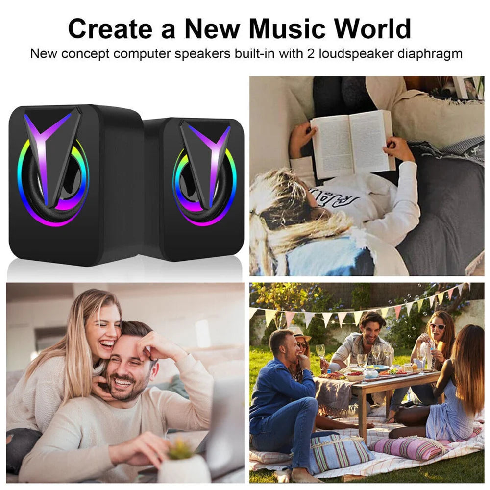USB Wired Computer Speakers