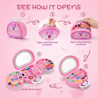 Colorful Girls' Pretend Makeup Toy Set