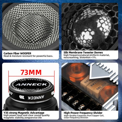 4 Inch Component Car Speakers