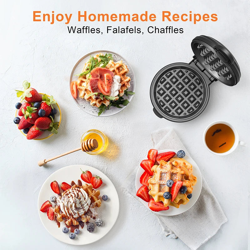 350W Mini Waffle/Sandwich Maker