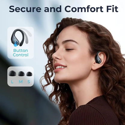 Active Noise Cancelling Bluetooth Earbuds with 90Hrs Playback