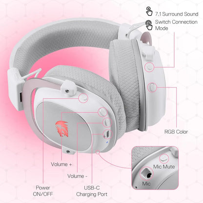 Redragon H510 PRO 3-Mode RGB Gaming 7.1 Surround Sound Headset