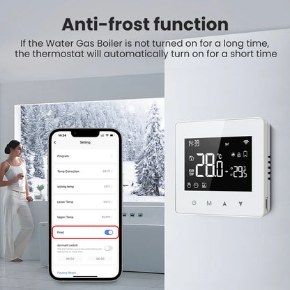 WiFi Smart Home Thermostat Compatible with Alexa ,Google Home, and Alice