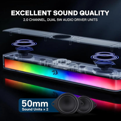 Redragon RGB Desktop Soundbar
