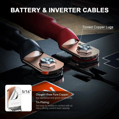 2AWG Soft Battery Connection Cable