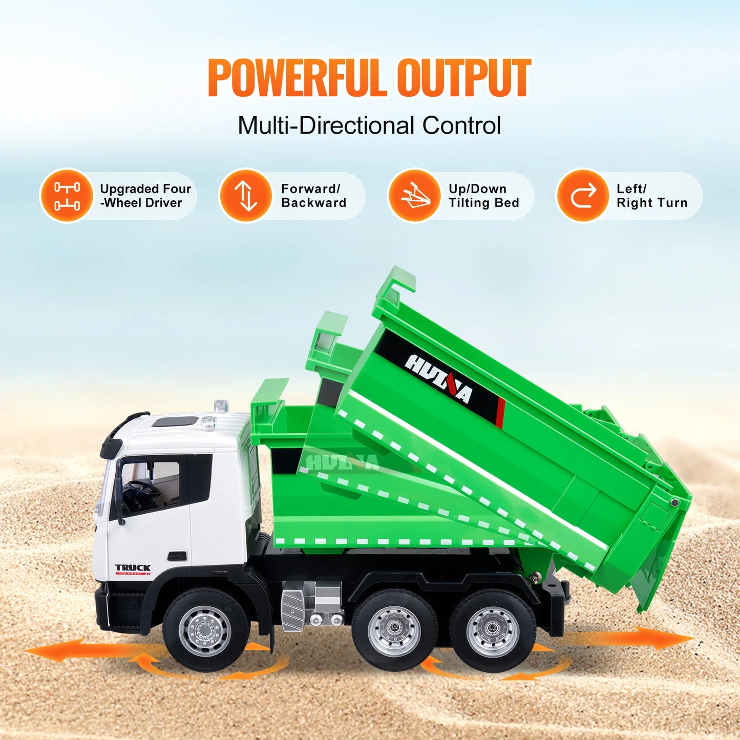 RC Dump Truck 9-Channel Remote Model Truck