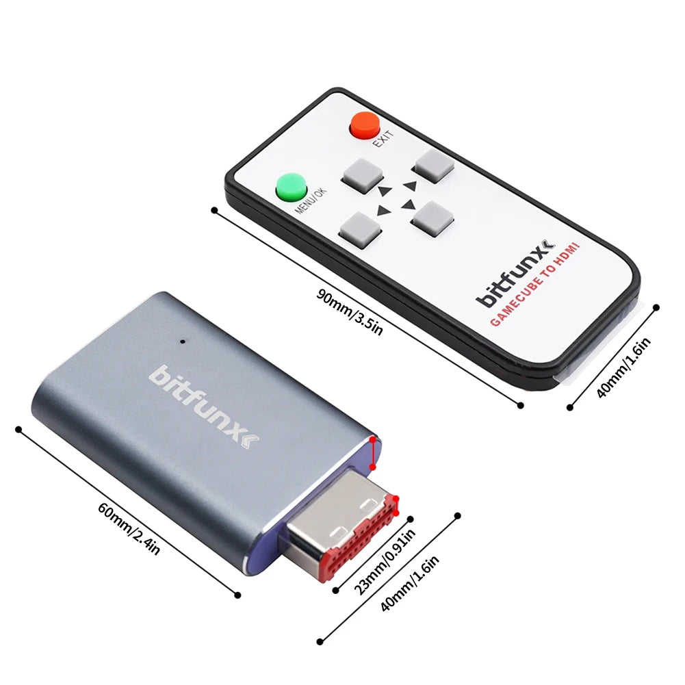 HDMI-Compatible Adapter for GameCube NGC Console
