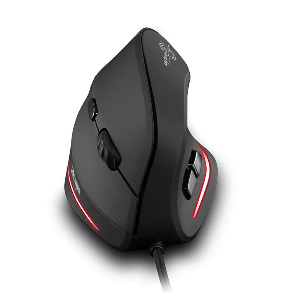 Ergonomic Mice Silent Wired Vertical Rechargeable 3200 DPI USB Optical Gamer Mouse