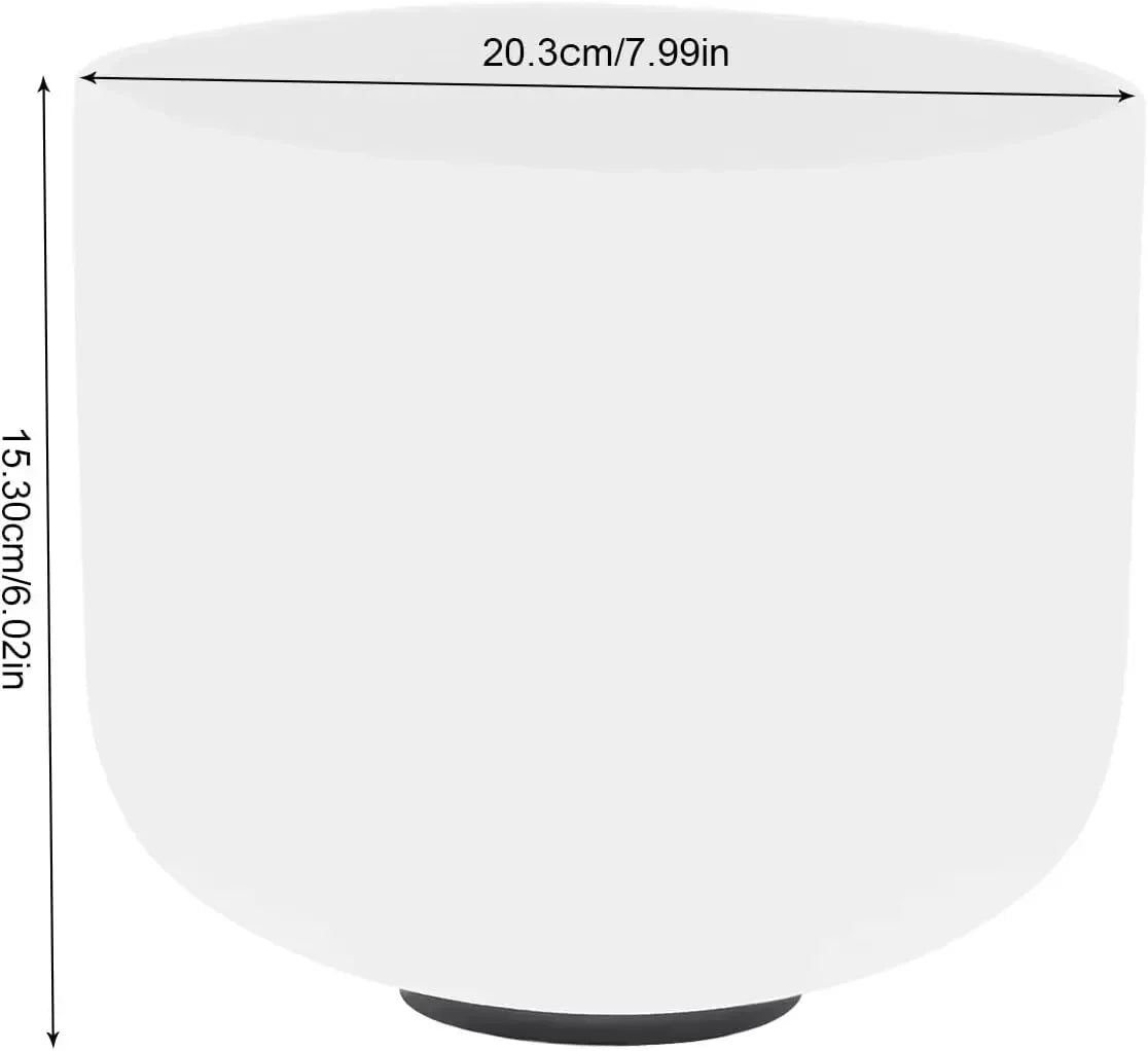 432 Hz Crystal Singing Bowl