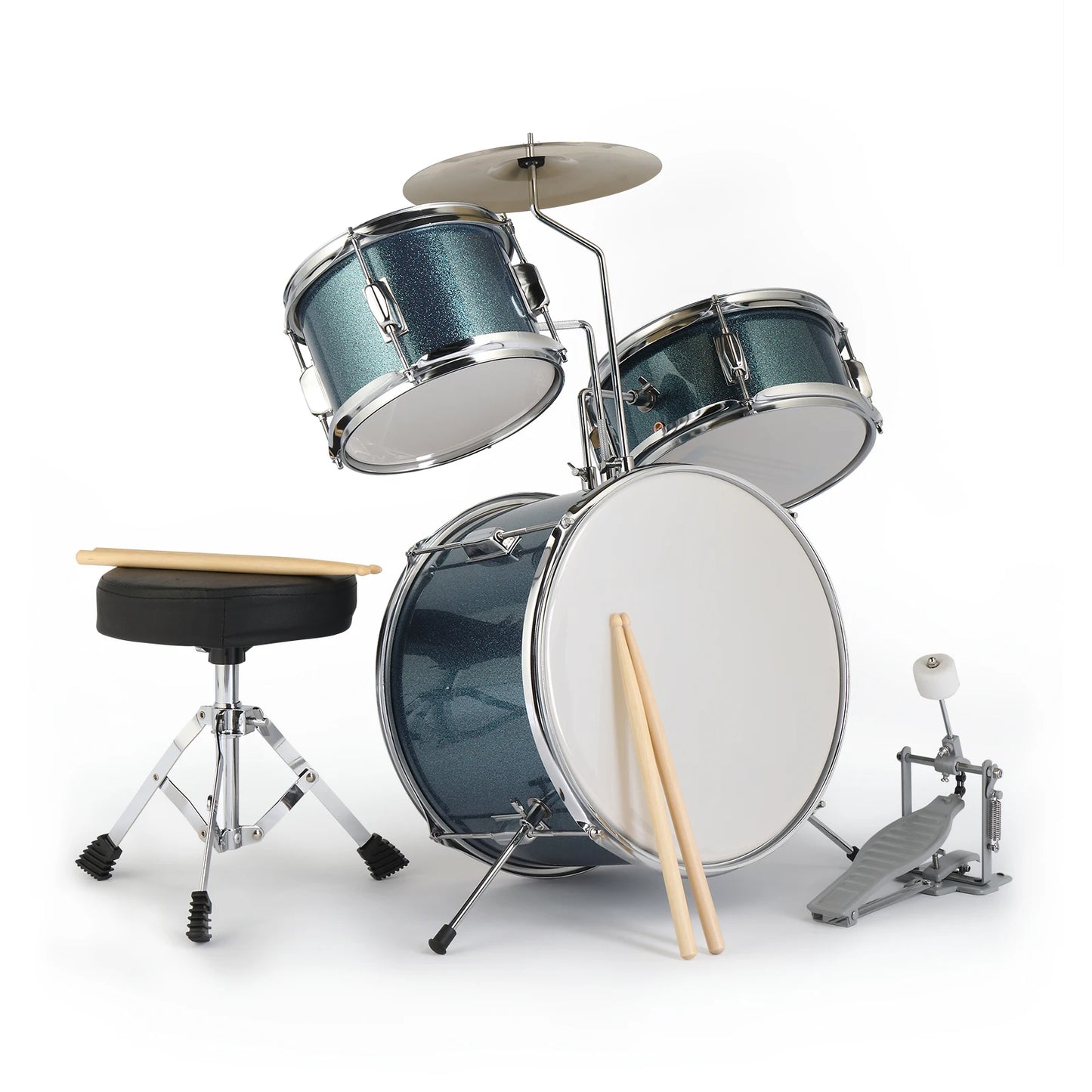 14"x10" 3-Pieces Junior Kids Drum Set
