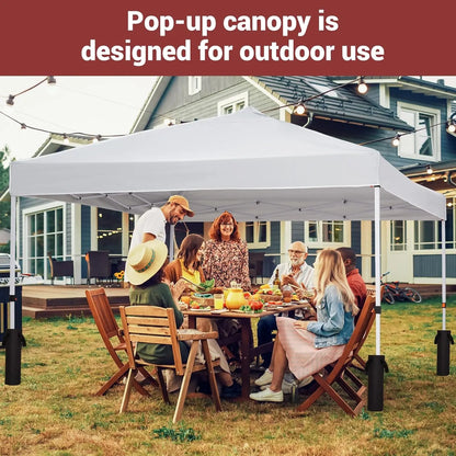 10x10 ft. Pop-Up Canopy Tent with Mesh Walls – Waterproof & UV-Block Shade Shelter