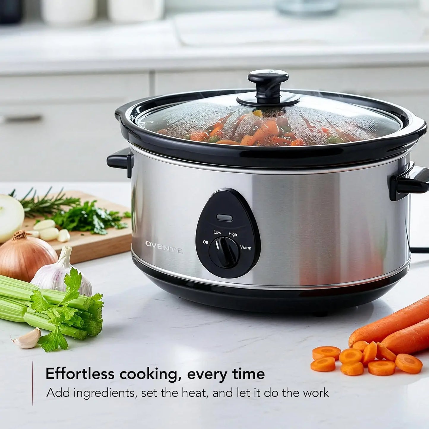 3.7 Qt. Oval Electric Slow Cooker