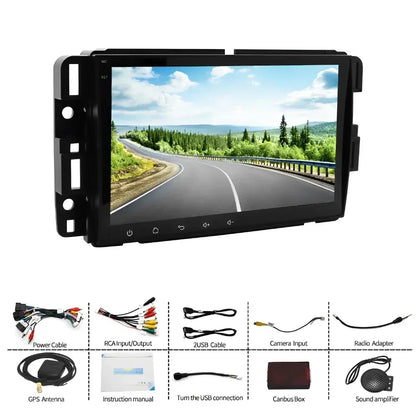 8 Inch Car Stereo Radio GPS Navi Compatible for Chevy Express 2500 3500 2019-2024 Android 13 Fit For Carplay&Android Auto