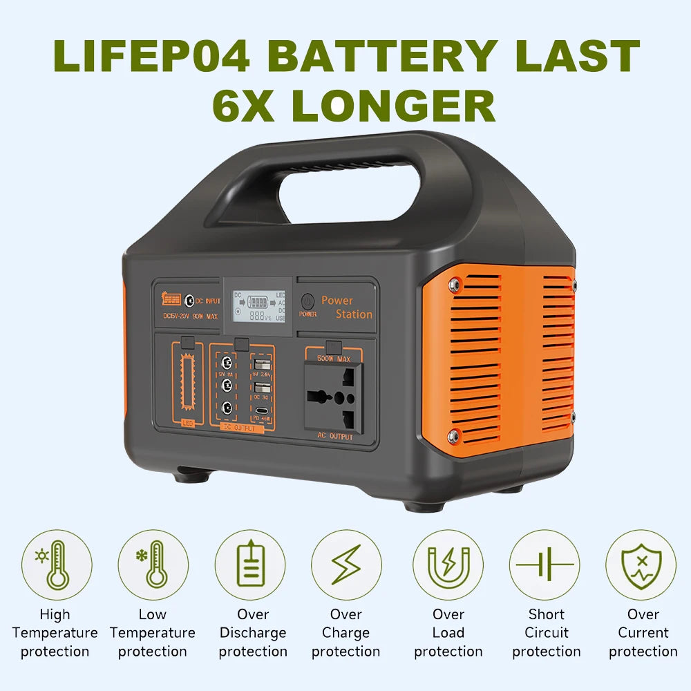 460.8Wh Portable Solar  Power Station