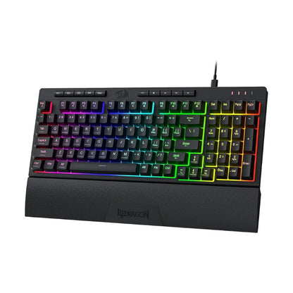 Redragon K515 Shiva RGB Membrane Gaming 98 Keys Mechanical Detachable Wrist Rest
