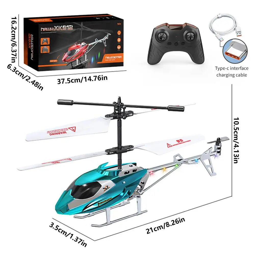 Kids Remote Helicopter With Stable Flight & Easy Control Remote Control