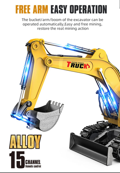 RC Excavator 17CH 1/18 Scale