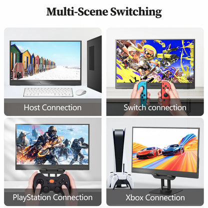 13.3inch Small Portable Monitor for Laptop, IPS 1080P USB HDMI Travel External Second Screen