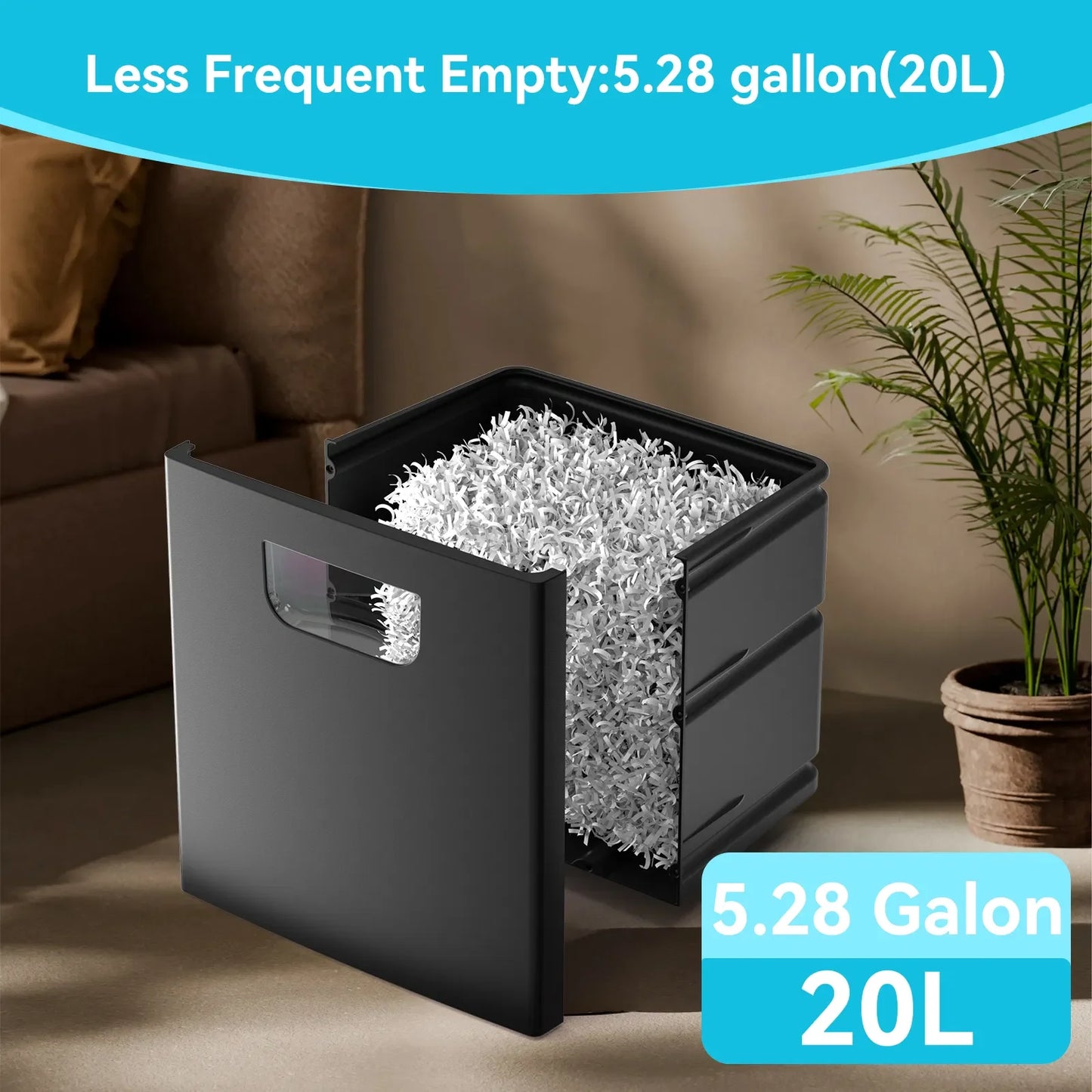 18-Sheet High Security Level P-4 Heavy Duty Paper/Card Shredder