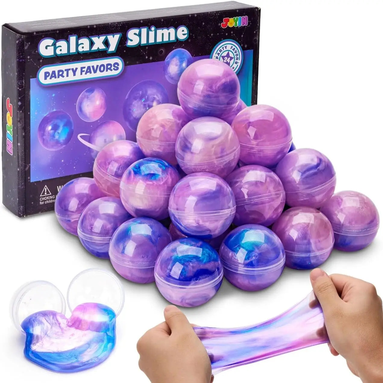 24 Pcs Mini Slime Ball Party Favors