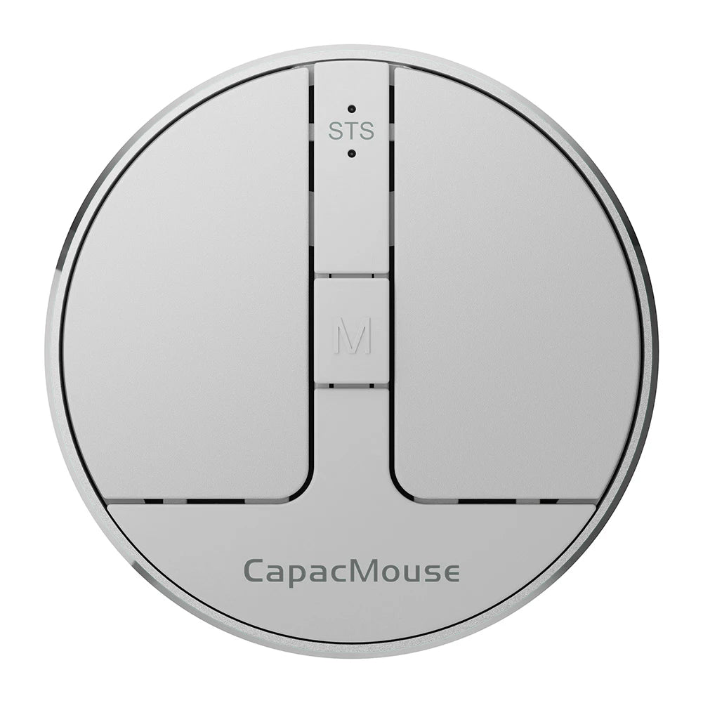 Portable 3 Mode BT 5.2/2.4G/USB Mini Capacitive Mouse with USB Receiver for Laptop PC