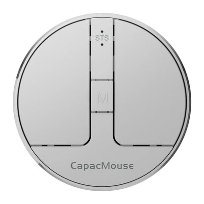 Portable 3 Mode BT 5.2/2.4G/USB Mini Capacitive Mouse with USB Receiver for Laptop PC