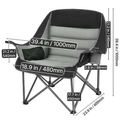 Oversized Camping Chairs With 450lbs Capacity