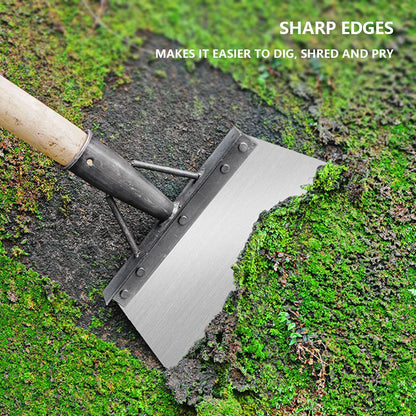 Multifunctional Outdoor Shovel / Scrapper With Sharp Edge