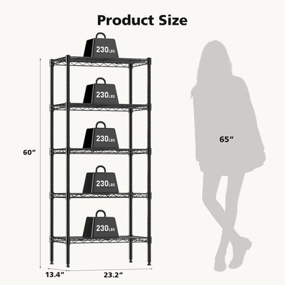 3-5 Tier Adjustable Storage Rack