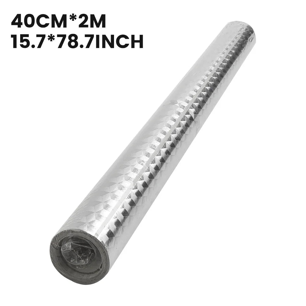 Modern Kitchen Oil-proof Self Adhesive Contact Paper: High-temperature Aluminum Foil Design for counters and Cabinets