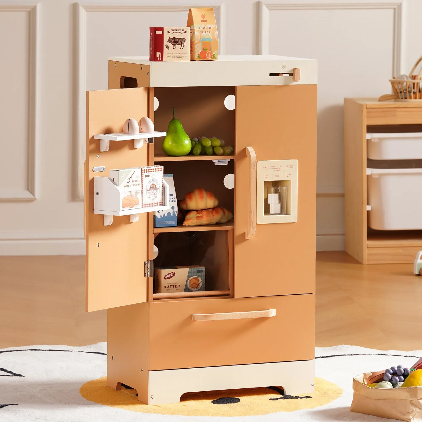 Wooden Play Kitchen Kids Kitchen Playset