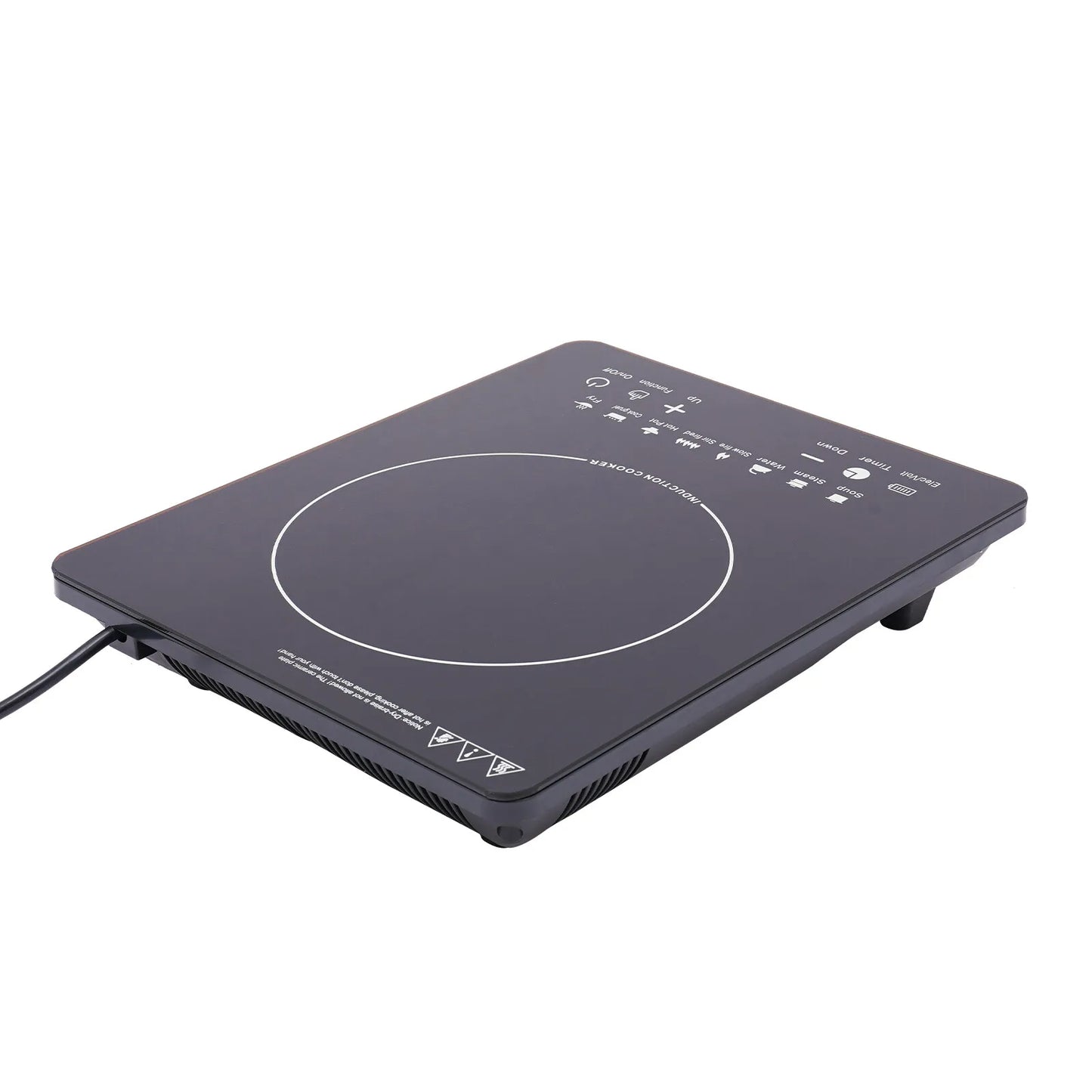 Electric Induction Cooktop, 8 Power Levels, Touch Control Burner 180min Timer Portable Stove for Home or RV