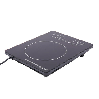 Electric Induction Cooktop, 8 Power Levels, Touch Control Burner 180min Timer Portable Stove for Home or RV