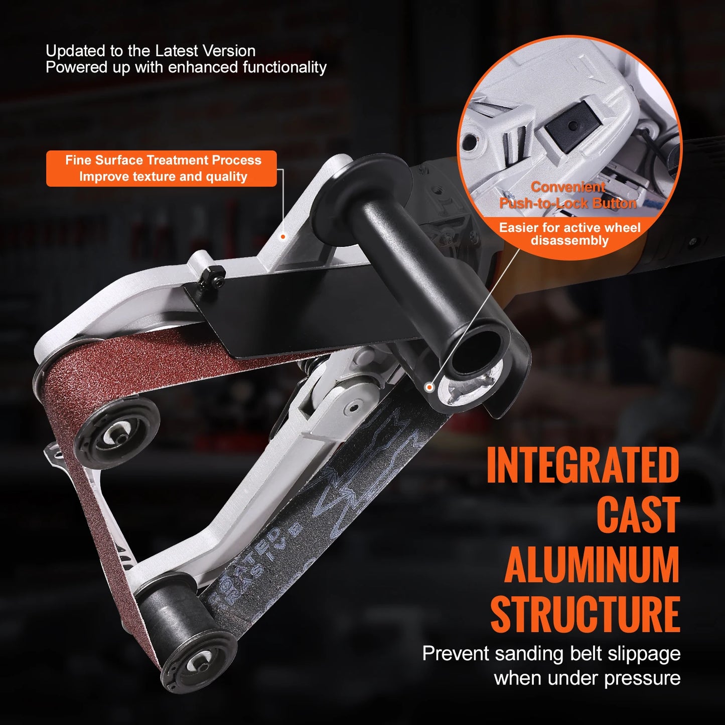Belt Sander Adapter for Angle Grinder