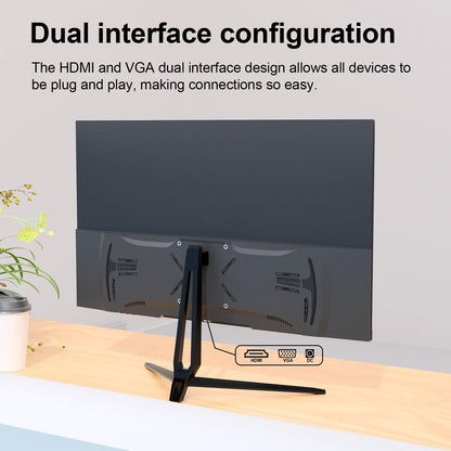 21.5Inch 100Hz FHD 1080P 3000∶1 VA Gaming Monitor HDMI/VGA Support Vesa Wall Mount