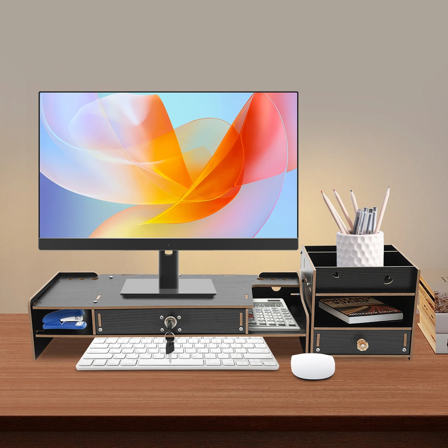 Monitor Riser Stand for Desk in Home or Office