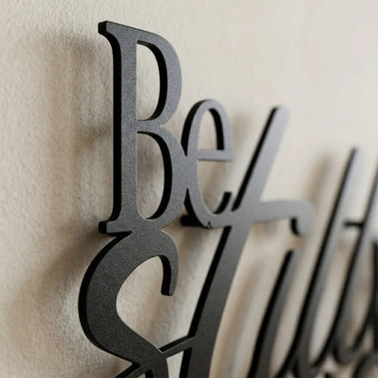 "Be Still and Know That I Am God" Metal Wall Art | Psalm 46:10 Christian Scripture Decor
