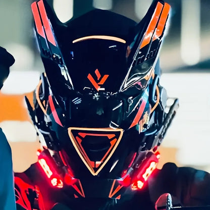 Cyberpunk Sci-Fi Futuristic LED Mask