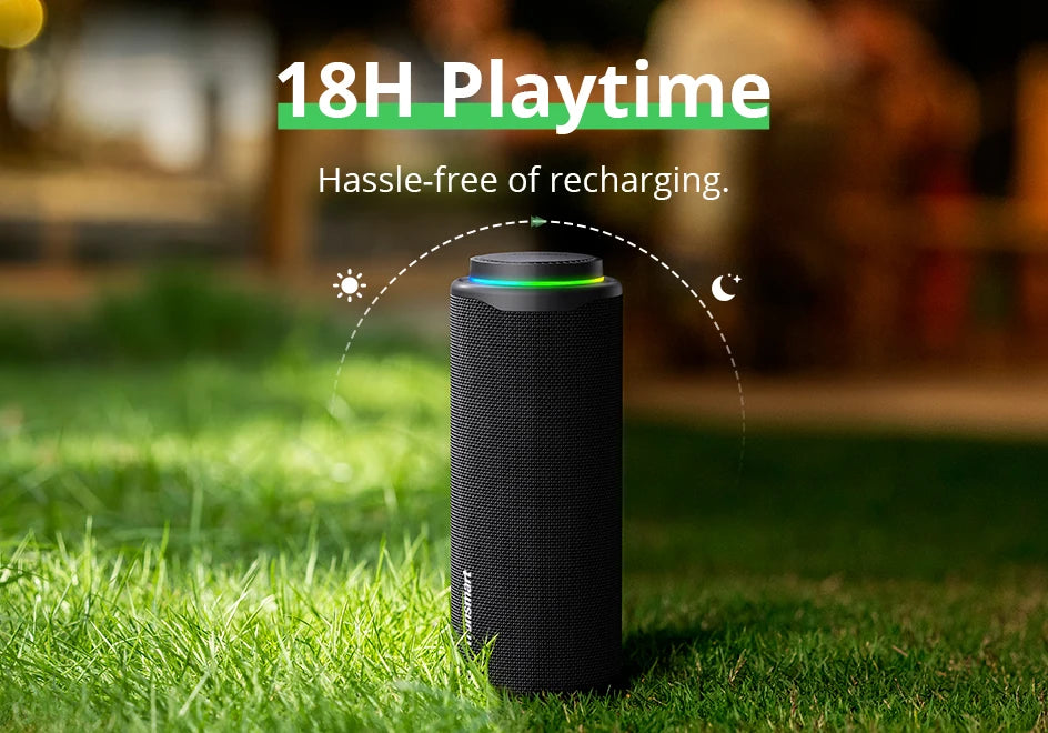 Bluetooth Portable Speaker with Deep Bass