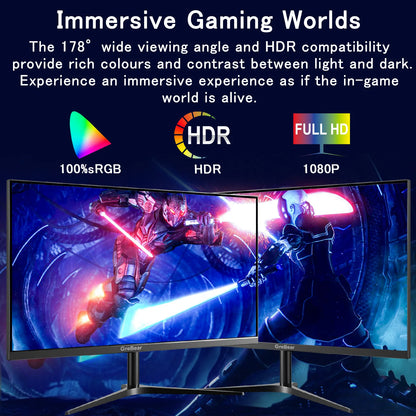 24 Inch Gaming Monitor FHD 1080P IPS Screen 1ms 165/144Hz Home-Office Computer Display