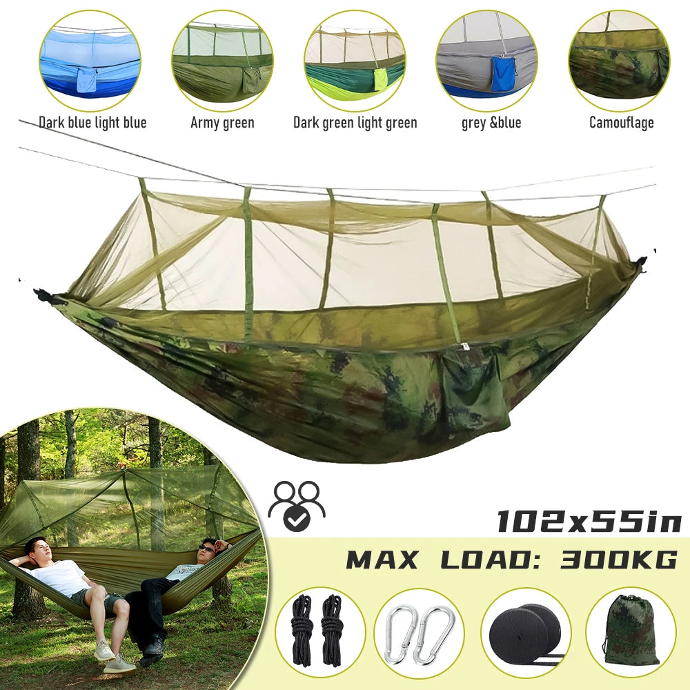 Camping Hammock with Mosquito Net
