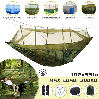 Camping Hammock with Mosquito Net